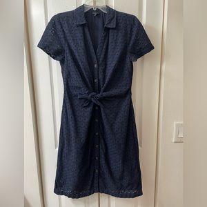 Talbots size 6 navy dress